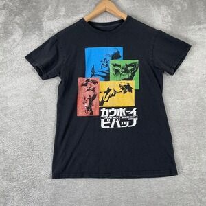 Cowboy Bebop Shirt Mens Small Black Graphic Anime Spike Spiegel Funimation Tee